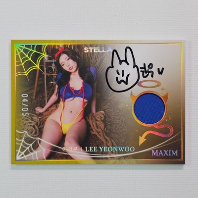 2026 Stella Maxim Korea Touch Model LEE YEONWOO Velvet Relic Auto Gold 04/05