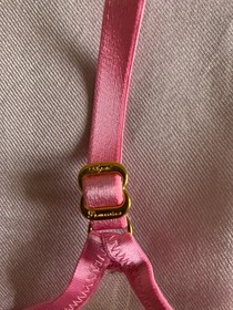Agent Provocateur Ambrose Pink Beige Strappy Sheer Mesh Bra 32D FR 85D EU 70D