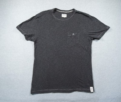 Todd Snyder Shirt Mens Small Gray Crewneck Pocket Tee Short Sleeve Casual Adult