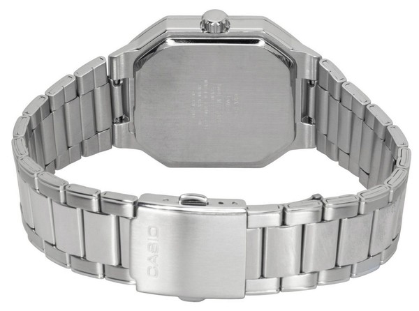 Casio Analógico Acero Inoxidable Esfera Negra Cuarzo MTP-B195D-1AV Reloj de Hombre 4