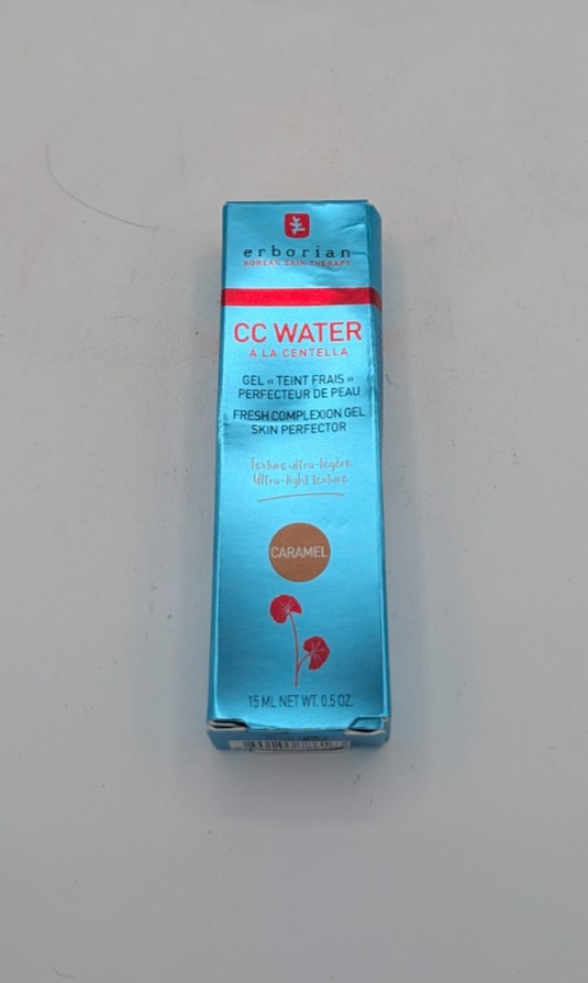 Erborian CC Water with Hyaluronic Acid - Ultra-Light Aqua Gel, Caramel, 0.5oz