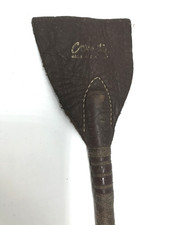 Vintage County Handmade Equestrian Leather Riding Crop Whip 20.5 England