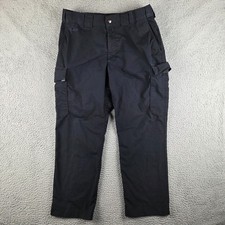 5.11 Tactical Stryke Pants Mens 35 34x29 Black Cargo Pockets Utility Durable