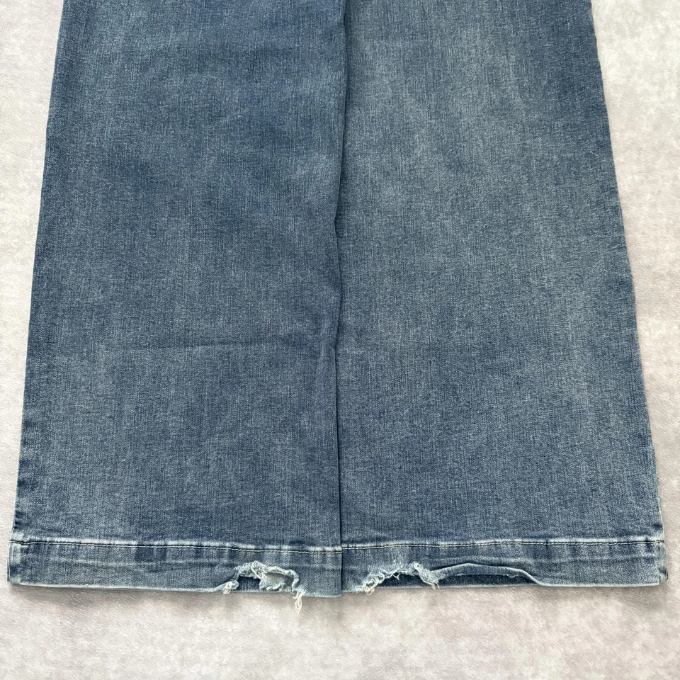 Jeans Ed Hardy De Colección Para Hombres 30 Deletreados Bordados Anchos Sueltos Logo Hip Hop Y2K Foto 2 de 4