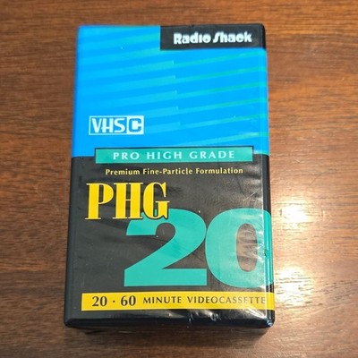 RadioShack PHG TC-20 VHSC 60 Minute Recordable Videocassette 44-469