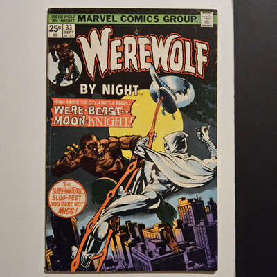 Werewolf By Night #33 2nd appearance of Moon Knight Marvel Comics 1975