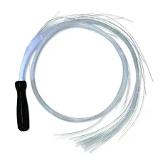 RGB LED Fiber Optic Whip-360° Swivel Bright Light Up Flow Toy Rave Lot G1