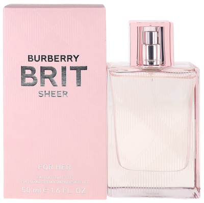 Brit Sheer by Burberry for Women Eau de Toilette Spray 1.6oz New in Box