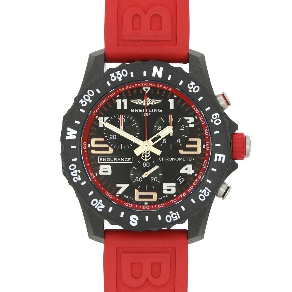 Breitling Endurance Pro 44 Quartz Chronometer Watch Red X82310D91B1S1 RW0724