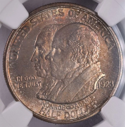 1923-S Monroe Commemorative Half Dollar - NGC UNC Details 
