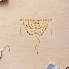 Sequin Head Chain Headpiece Alloy Stylish for Women Boho Head Jewelry Hair Chain