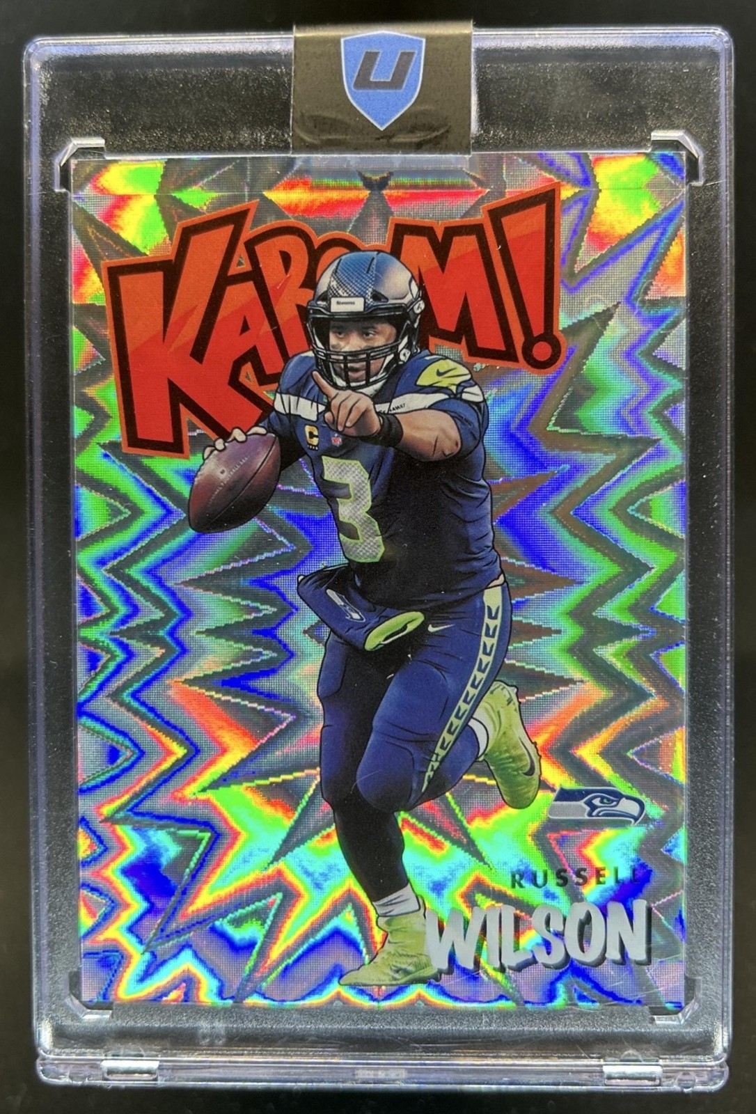 2021 Panini Absolute Russell Wilson Kaboom SSP #K18 Seahawks