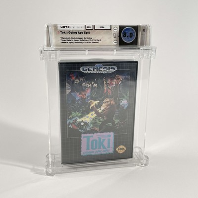 SEGA Genesis Toki - Going Ape Spit CIB WATA 8.0 NOS USA Neu