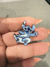 Stitch Hidden Mickey Pin Blue Disney 