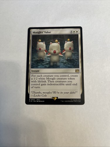 Moogles' Valor Final Fantasy Regular FIN 0027 MTG - 第 1/2 張圖片