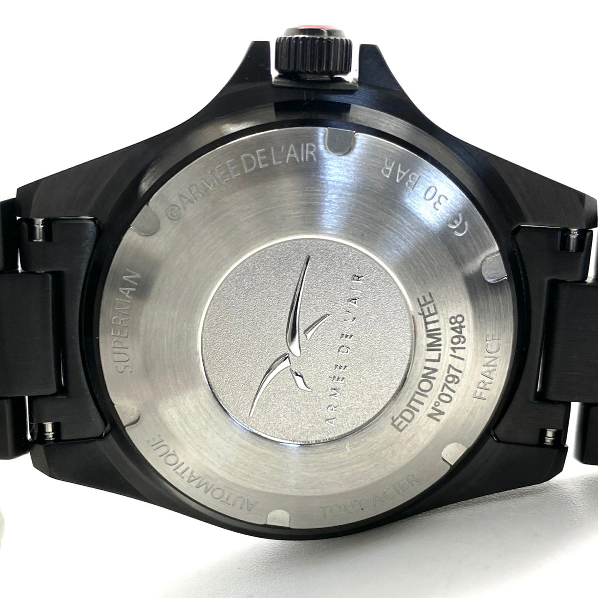 Yema Superman French Air Force Black Limited Edition Men's Watch