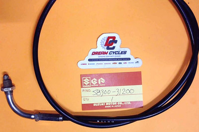 スズキ純正、左右ブレーキパイプGT750B1用 NOS OEM Suzuki GT750 Cable Throttle No.1 GT-750 1973-77 Suzuki
