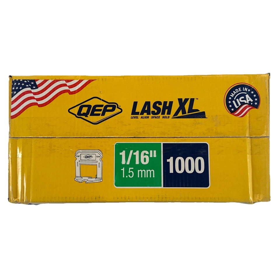 QEP LASH White 1/16 in. Clip, Part A of 2-Part Tile Leveling System 1000 Pack - Image 2 of 4