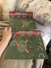 NFL Football 32 Team Mini Helmet Standings Tracker Display Set Lot Of 2