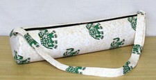 Indian White Elephant Yoga Mat Carrier Bag Mandala Large Shoulder Strap