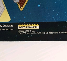 Lego Star Wars Boba Fett's Slave I (7144) Instruction Booklet ONLY