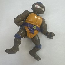 Vintage TMNT Donatello with Storage Shell  Don 1990 Playmates Toys Action 143
