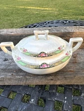 Vintage Homer Laughlin K41N8 Sugar Bowl