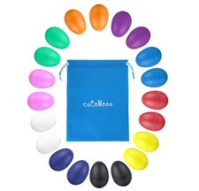 COCOMOON Egg Shakers Musical Instruments for Babies- 20Pcs Musical Maracas Pe...