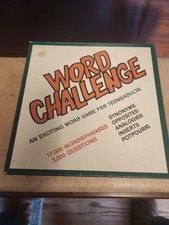 Word Challenge Board Game by CSW - 1986 - Very