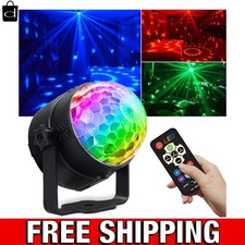 USB Mini Disco Ball Light with Sound Activation - Perfect for Parties  Events