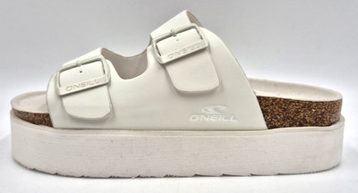 O´Neill SANDY PLATFORM SLIDER LOW Weiß Gr. 39 Damen Sandalen UVP: 49,90  (4050)