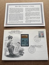 Germany1990s WWII Cover(142) +Hitler Offers Friendship To Britain +Nicaragua Stp