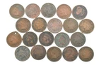 Lot 20 1800's 1890-1899 Indian Head Penny Cents US Coin Collection 2/5 Roll *362
