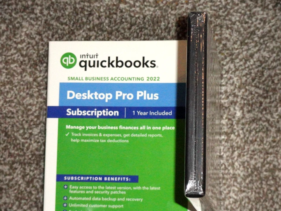 SEALED Intuit Quickbooks Desktop Pro Plus Small Business Accounting 2022, 1 Year - Image 4 of 4