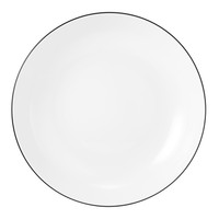 6 X Suppenteller Rund 21 Cm - Seltmann Weiden Lido Black Line 10826