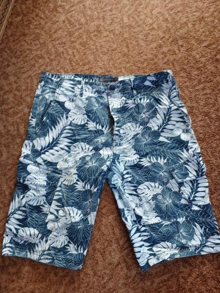 Men French Connection Shorts White Cotton 31