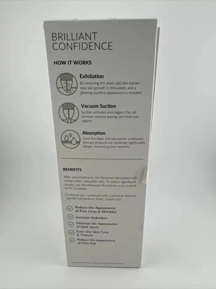 PMD Personal Microderm Classic Clinical-Grade Exfoliation w/ Vacuum Suction NEW - Image 4 of 4
