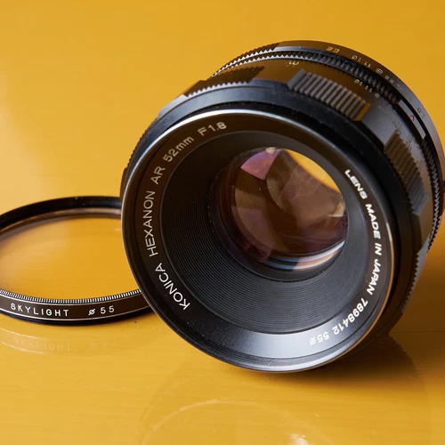 [Exc] Konica HEXANON 52mm F/1.8 MF Lens Konica AR Mount D 7190