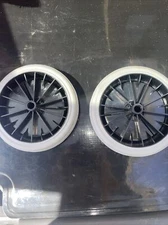 A Pair of Garbage Can Cart Wheels for Waste Can