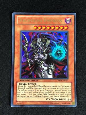 YUGIOH ARCHFIEND EMPRESS STBL-ENSP1 ULTRA PLAYED/EDGE WEAR