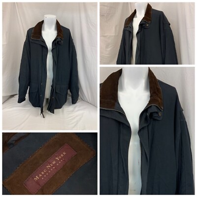 Marc New York Jacket XL Blue Full Zip Full Zip 100% Polyester YGI Y1-931