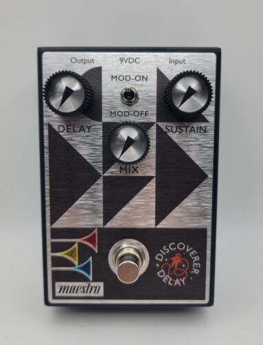 Maestro Electronics Discoverer Delay Analog True Bypass Guitar Effects Pedal