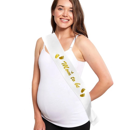Mom To Be Sash for Baby Shower Boy or Girl Baby Shower Outfit for Mommy - Picture 8 of 8