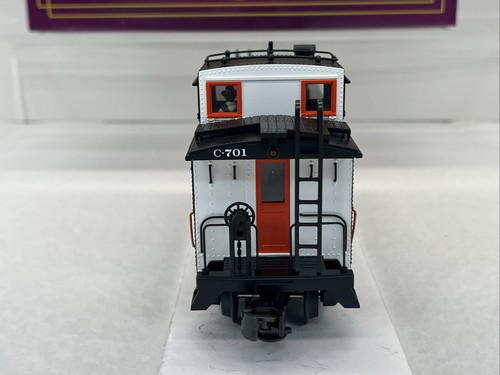 MTH Premier 20-90020F New Haven Black Steel Caboose #C-701 O Gauge New NH - Picture 7 of 17