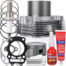 For Suzuki Eiger 400 Complete Cylinder Piston Gasket Top End Kit ATV 2002-2007