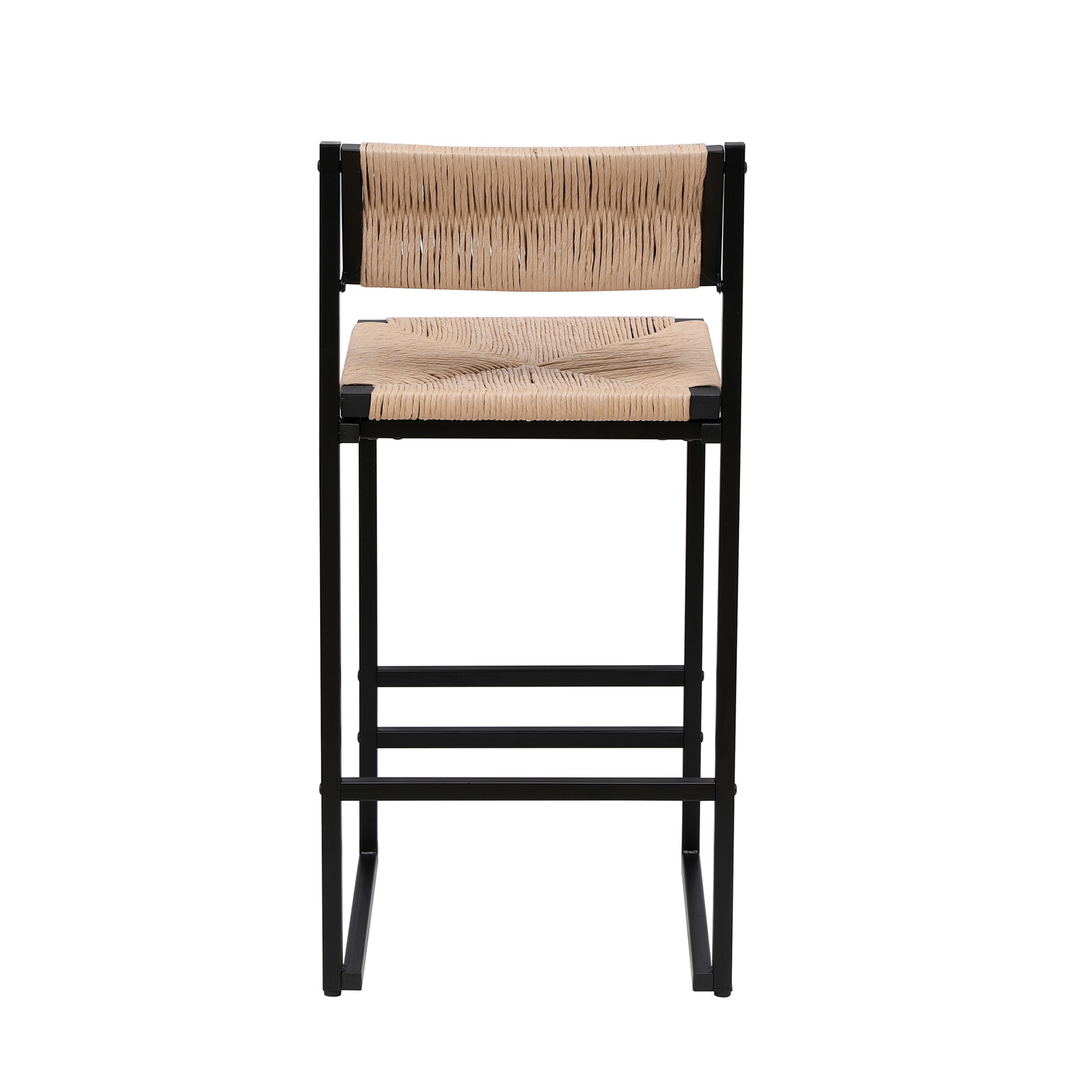 Set of 2 Bar Stools Modern Counter Height Bar Stool Kitchen Dining Chair US