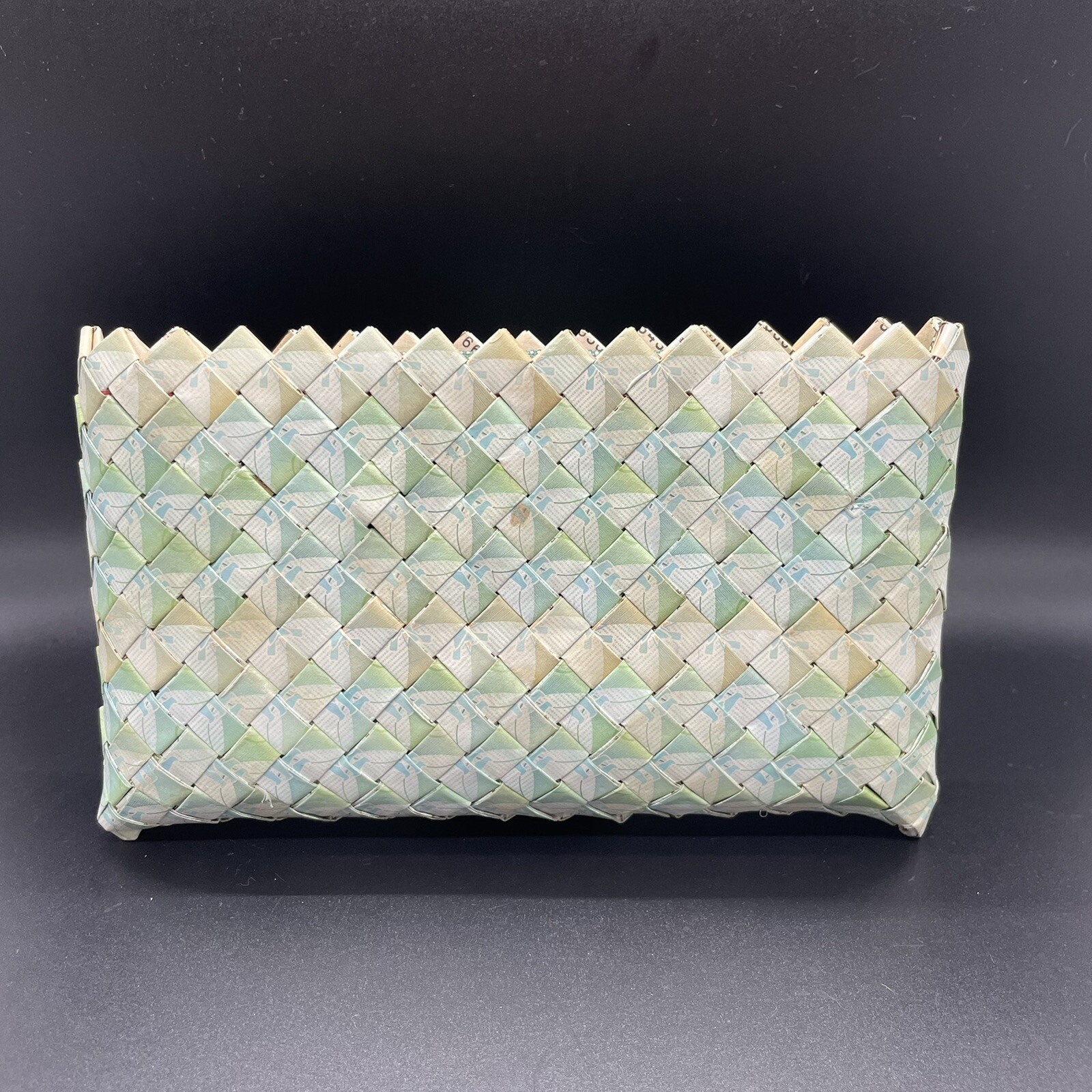 Vintage Monochromatic Candy Wrapper Design Purse … - image 3