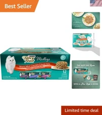 Purina Wet Cat Food - Medleys Chicken Florentine, Tuscany & Primavera 12-Pack