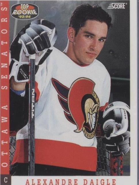 1993-94 Score - Alexandre Daigle #496 for sale | eBay