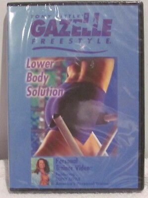 Tony Little's Gazelle Freestyle Lower Body Solution (DVD 2006) New & Sealed!